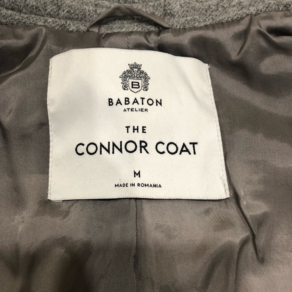 Babaton Aritzia The Connor Coat Long - Virgin Wool, Gray - Picture 11 of 13